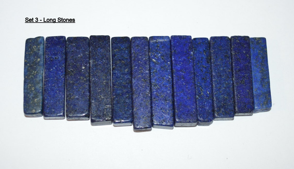 Lapis Lazuli Shower Curtain Hooks Set of 12 Navy Cobalt Etsy