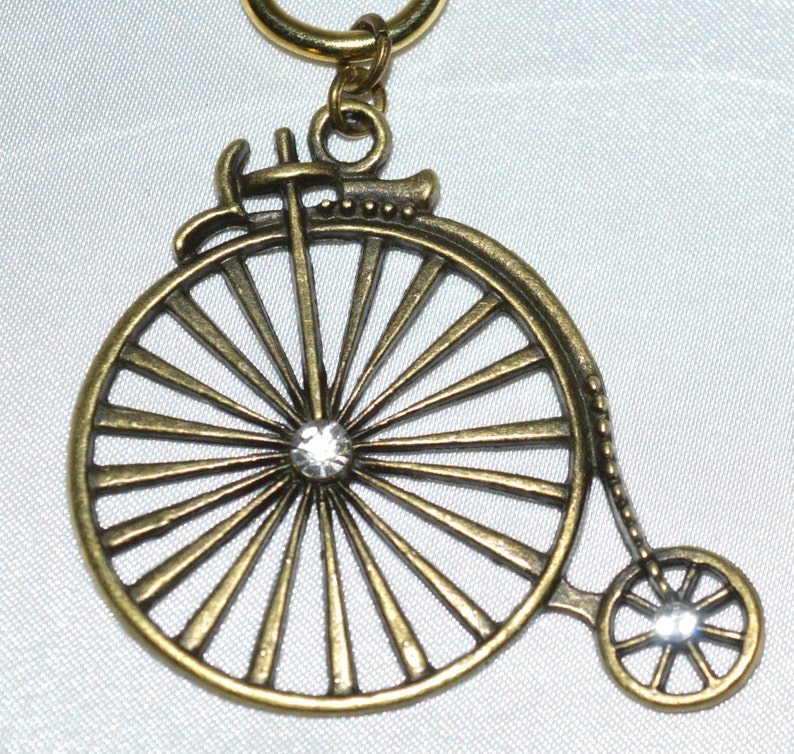 Penny Farthing Shower Curtain Hooks Victorian Bicycle High
