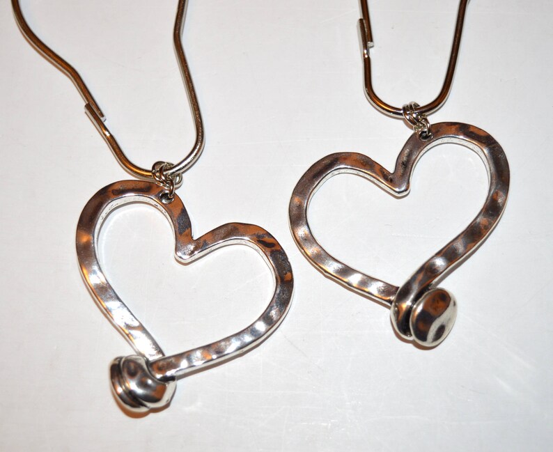 Horseshoe Nail Heart Shower Curtain Hooks Set Of 12 Horse Etsy