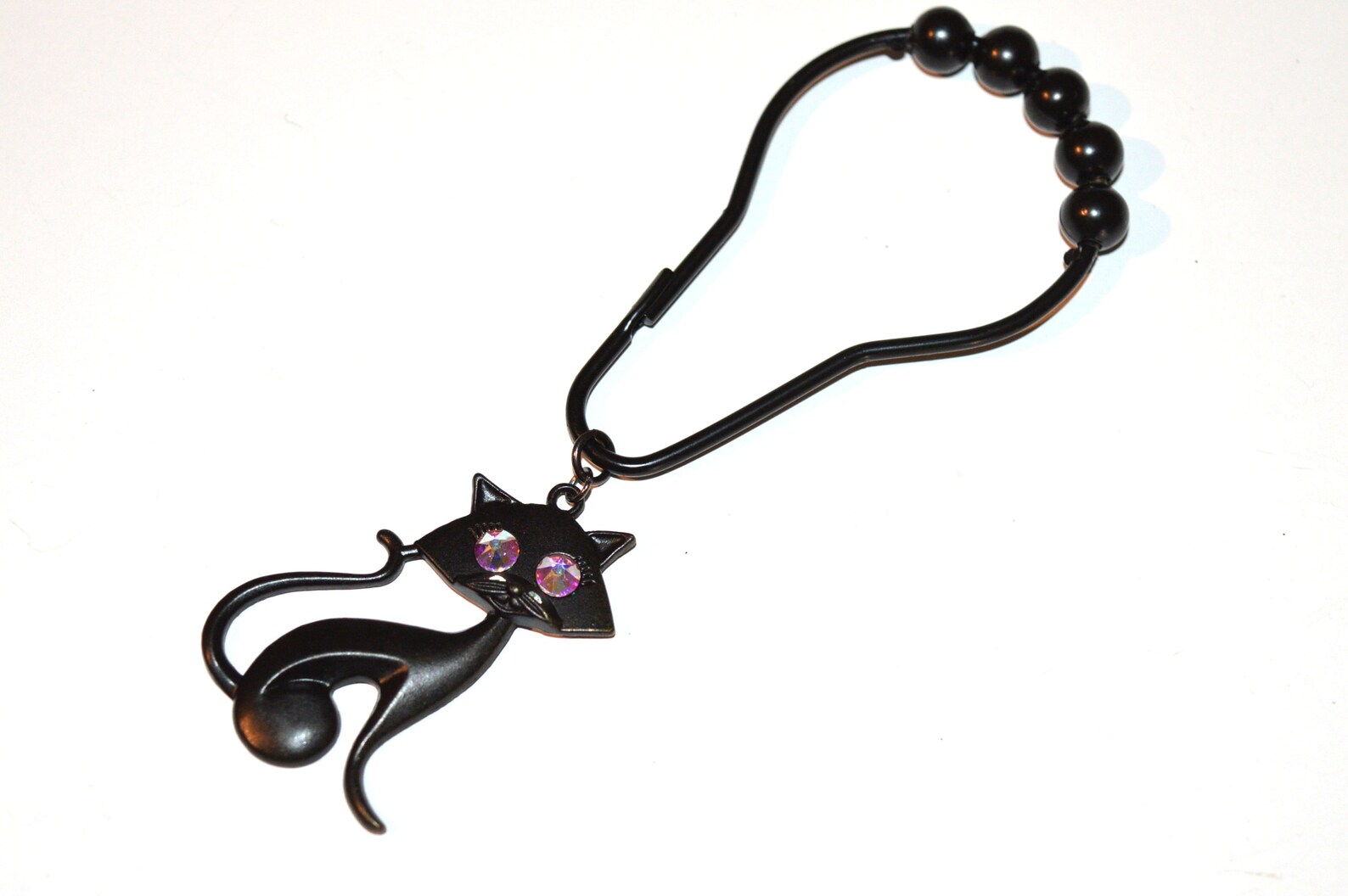 Cat Shower Curtain Hooks Set of 12 Antique Bronze or Black Etsy