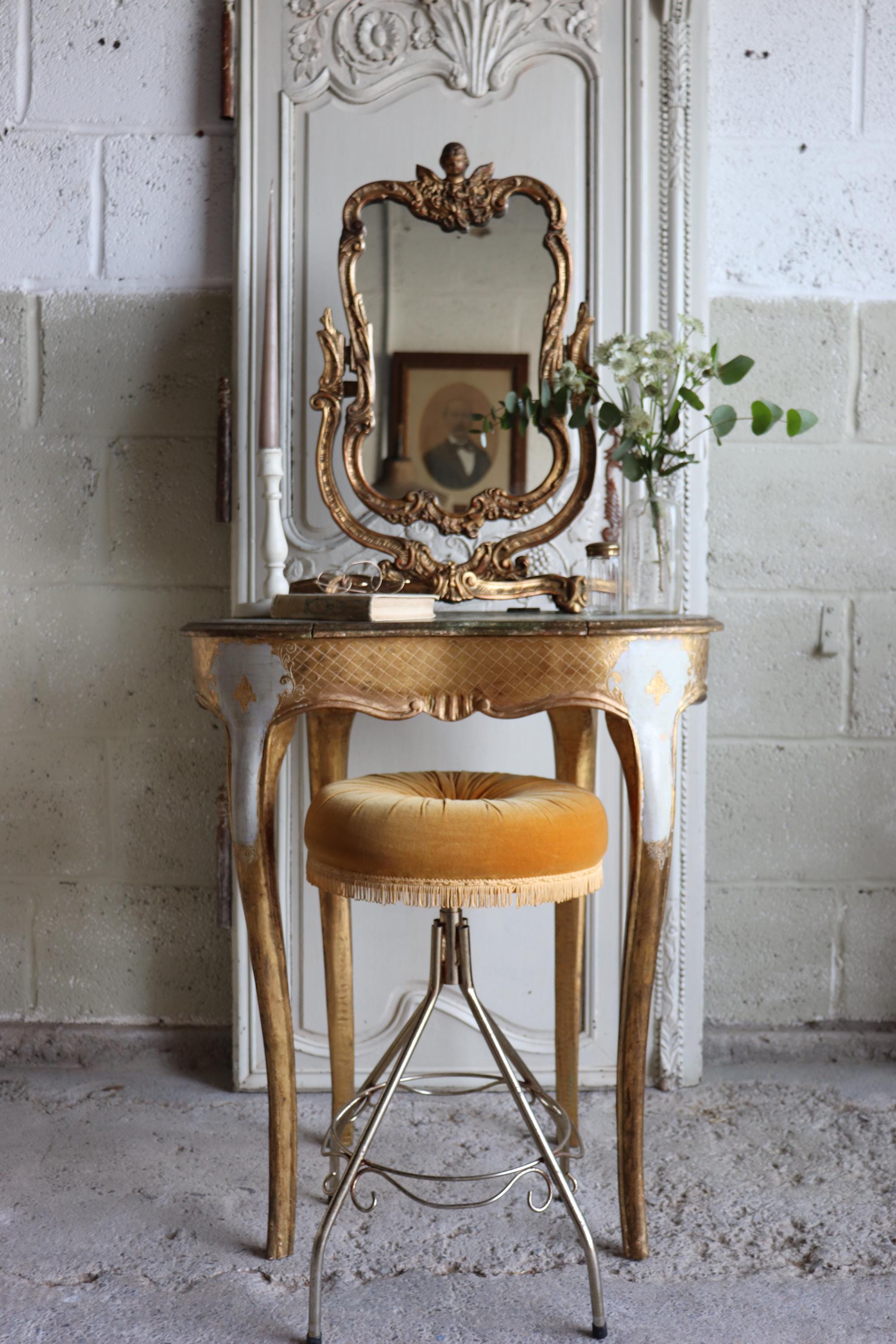 slim fit dress slacks Appingedam LED Dressing Table with Mirror & Stool – LuxuryForLess.uk main image 1