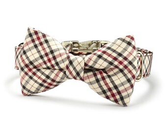 burberry bow tie dog collar