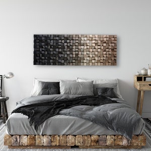 Wall Art - Wood Wall Sculpture - Reclaimed Wood Wall Art - Sound Diffuser