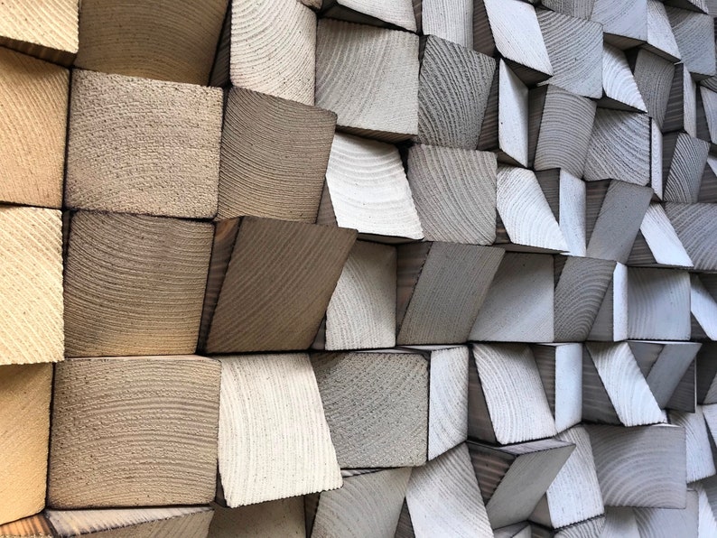 Wood Wall Art reclaimed Wood Art Acoustic Panel Wall Etsy