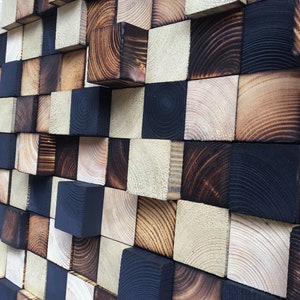 Wall Art - Reclaimed Wood Sculpture - Reclaimed Wall Art