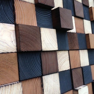 Houten muurkunst - Houtkunst - Teruggewonnen houtkunst