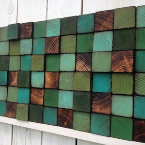 Wood Wall Art - Reclaimed Wood Wall Sculpture