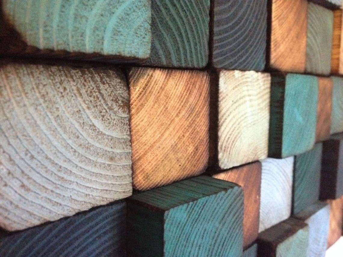 Wood Wall Mosaic Wood Art Sculpture Wall Art Etsy