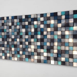 Geometric Wood Art - Wall Decor - Wood Wall Mosaic