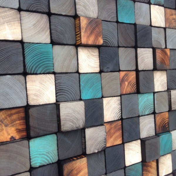 Wall Art - Reclaimed Wood Sculpture