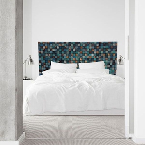 Wood Sculpture Headboard - Wood Wall Art - Acoustic Panel