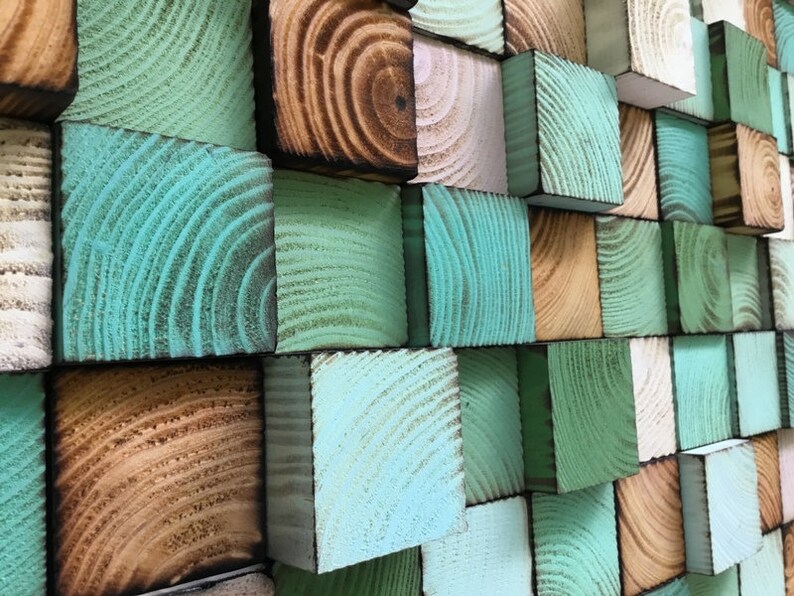 Wooden Art Wall Sculpture Reclaimed wood Rustic Sculpture Etsy