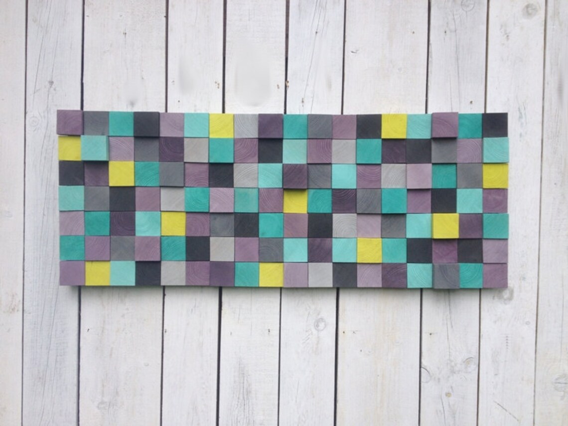 Modern Wood Sculpture Wall Art Wood Wall Art Etsy