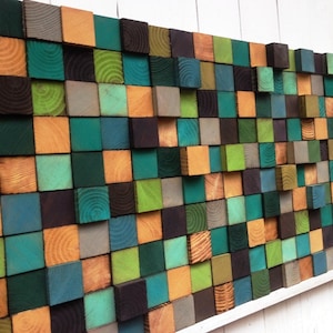 Wood Wall Art 3D, Wood Sculpture