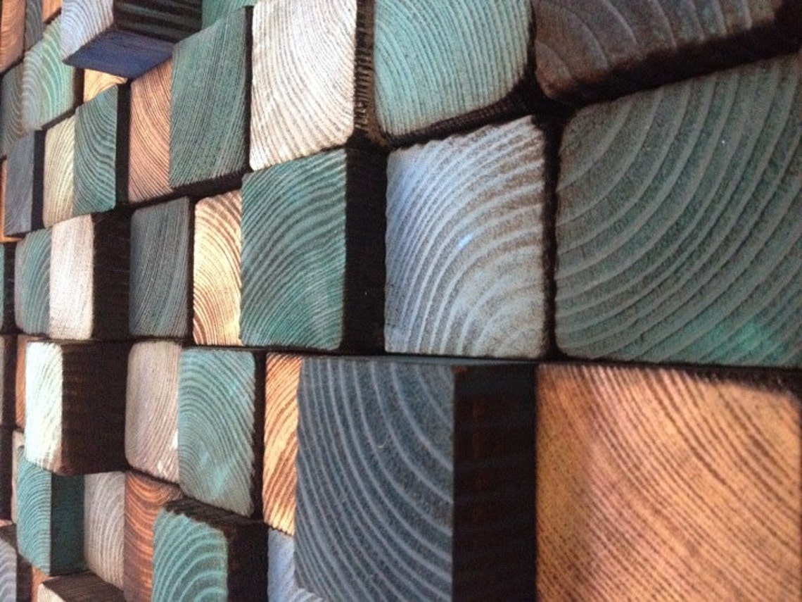 Wood Wall Mosaic Wood Art Sculpture Wall Art Etsy