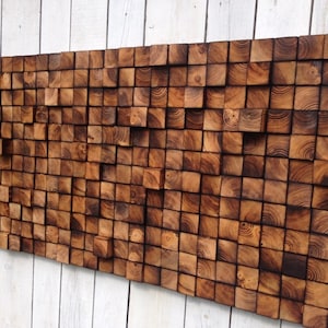 Wall Art - Queen Headbord - Reclaimed Wall Sculpture