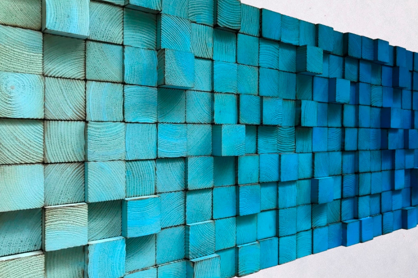 Wood Wall Art Wood Sound Diffuser Reclaimed Wood Art Etsy