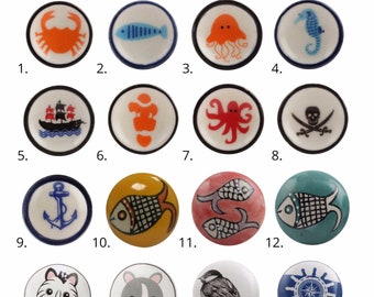 Fish knobs | Etsy