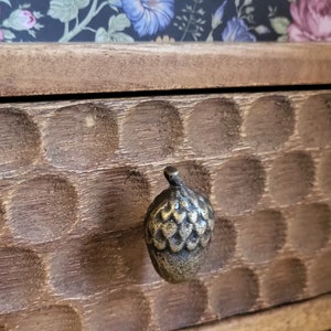 Acorn Cabinet Knob | Antique Iron Metal Acorn Cupboard Door Drawer Pull