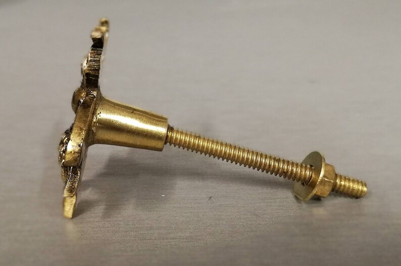 Antique Brass Bee Knob Distressed Bronze Animal Etsy