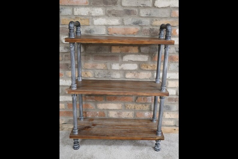 Industrial Style Pipe Shelves 3shelf Unit Display and Etsy