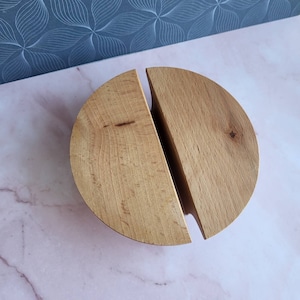 Hand Crafted Beech Cupboard Handle | Wooden Cabinet Pull