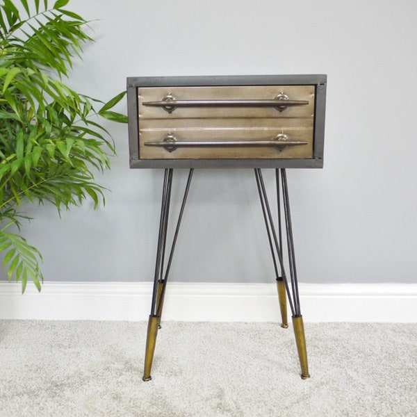 Grey Bedside Table Etsy UK