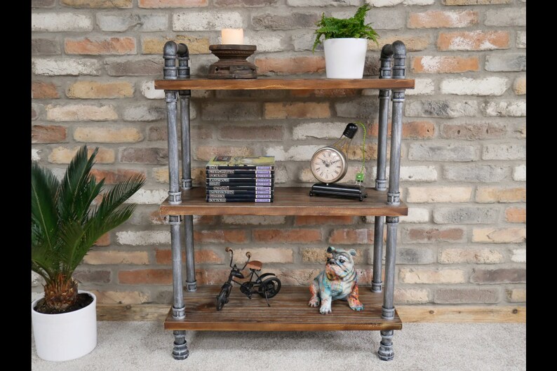 Industrial Style Pipe Shelves 3shelf Unit Display and Etsy