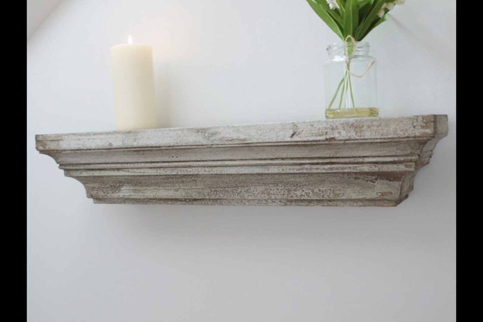 Floating Wall Mounted Ledge Shelf Victorian Crown Molding Etsy