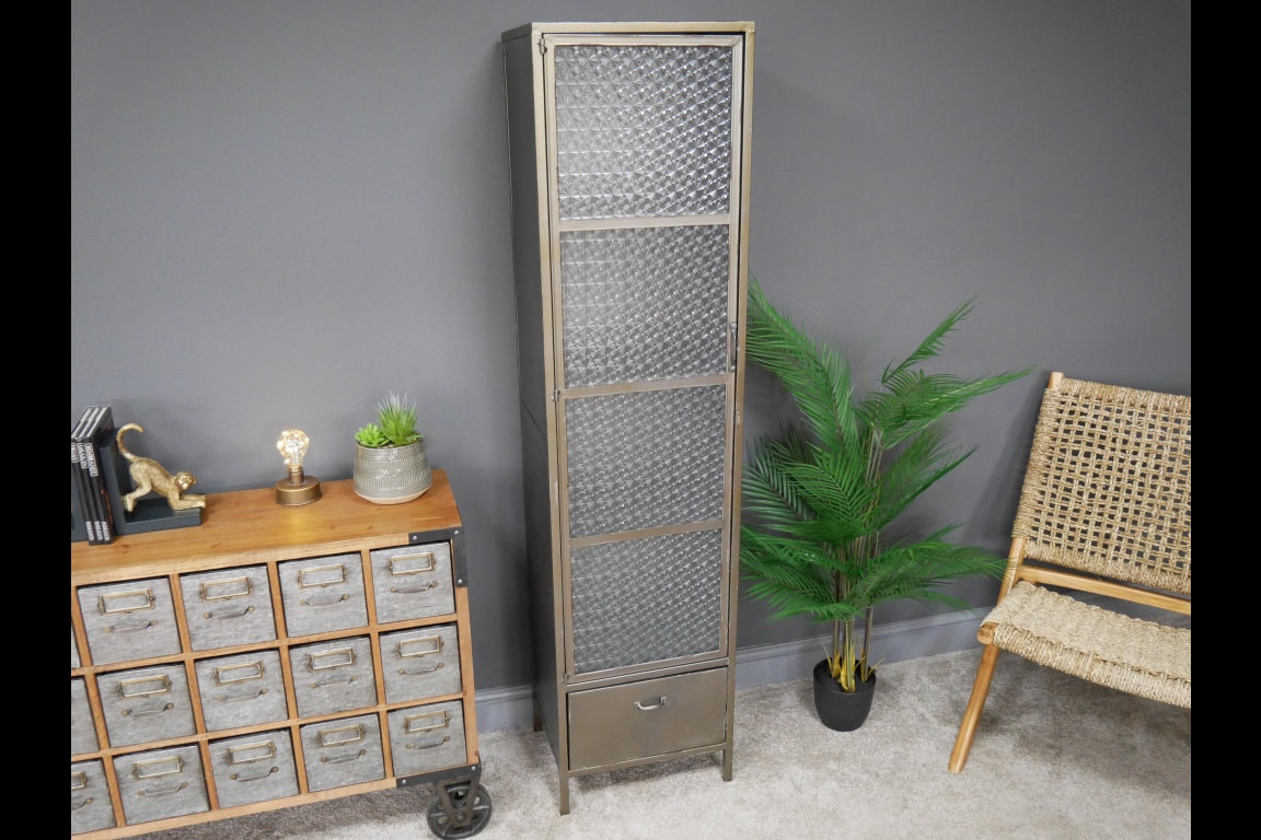 Glass door 2024 console cabinet