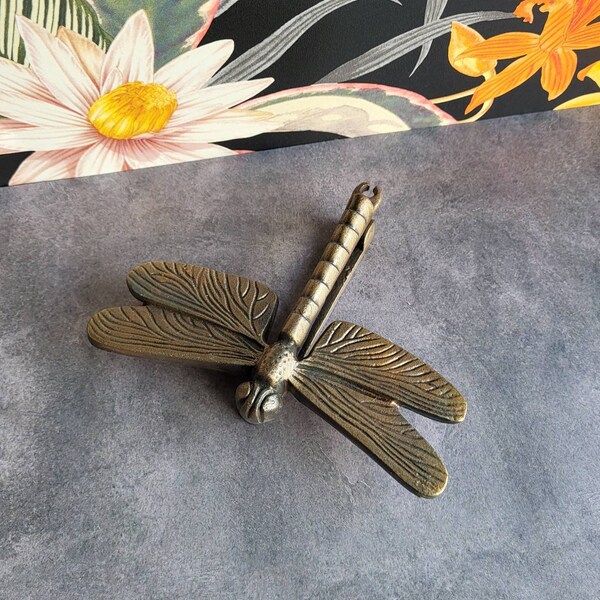 Dragonfly Door Knocker | Solid Iron Dragon Fly Knocker