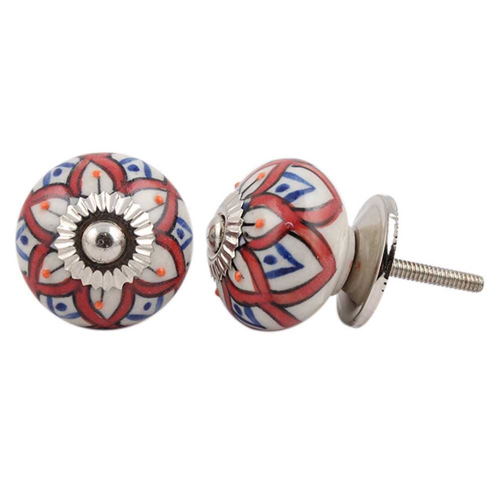 Ceramic Porcelain Door Knobs Various Multi Coloured Designs Etsy UK