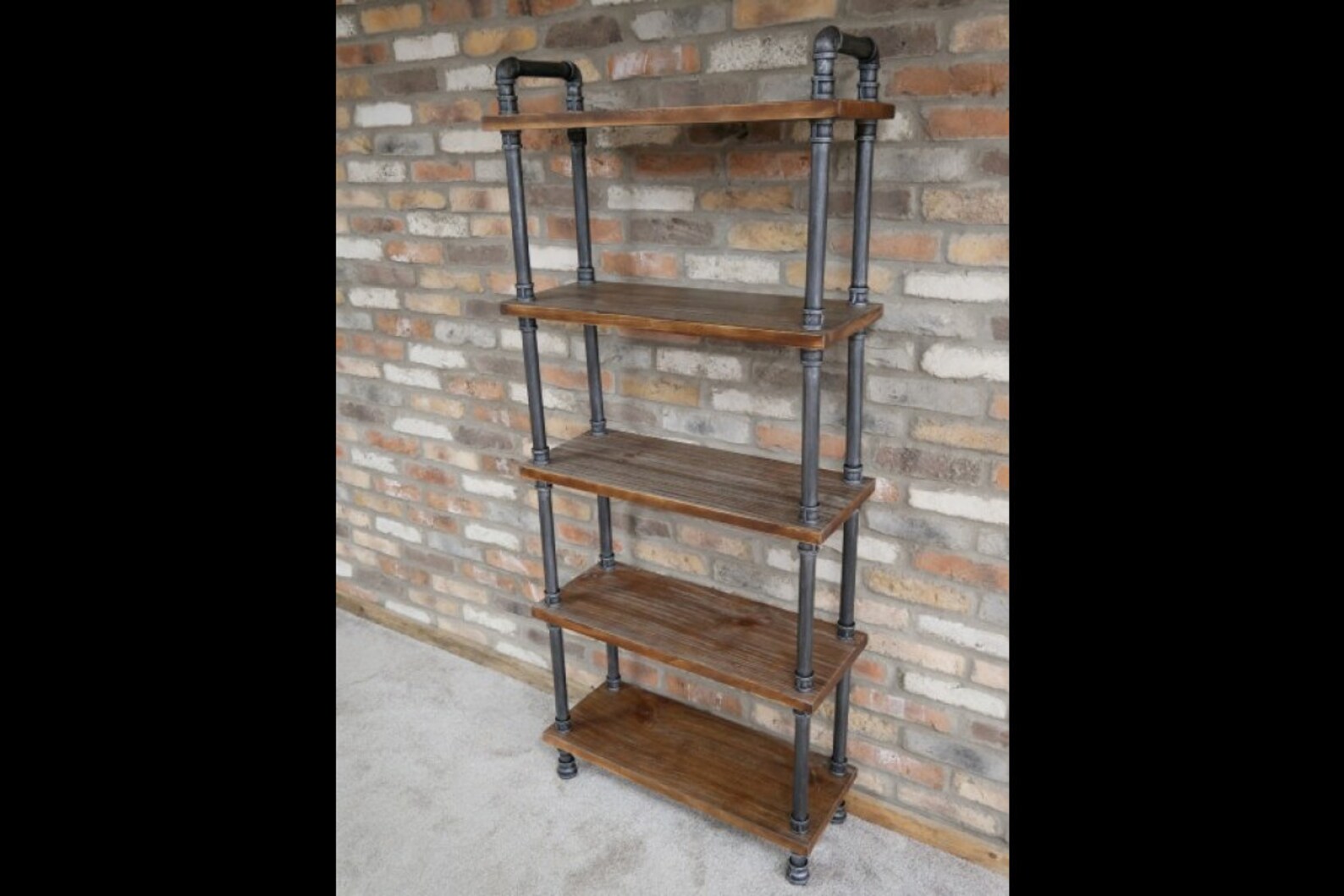 Industrial Style Pipe Shelves 5shelf Unit Display and Etsy UK