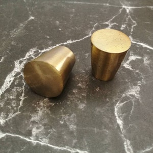 Brass Cabinet Knob | Solid Metal Golden Brass Cupboard Door Handle | Drawer Knob