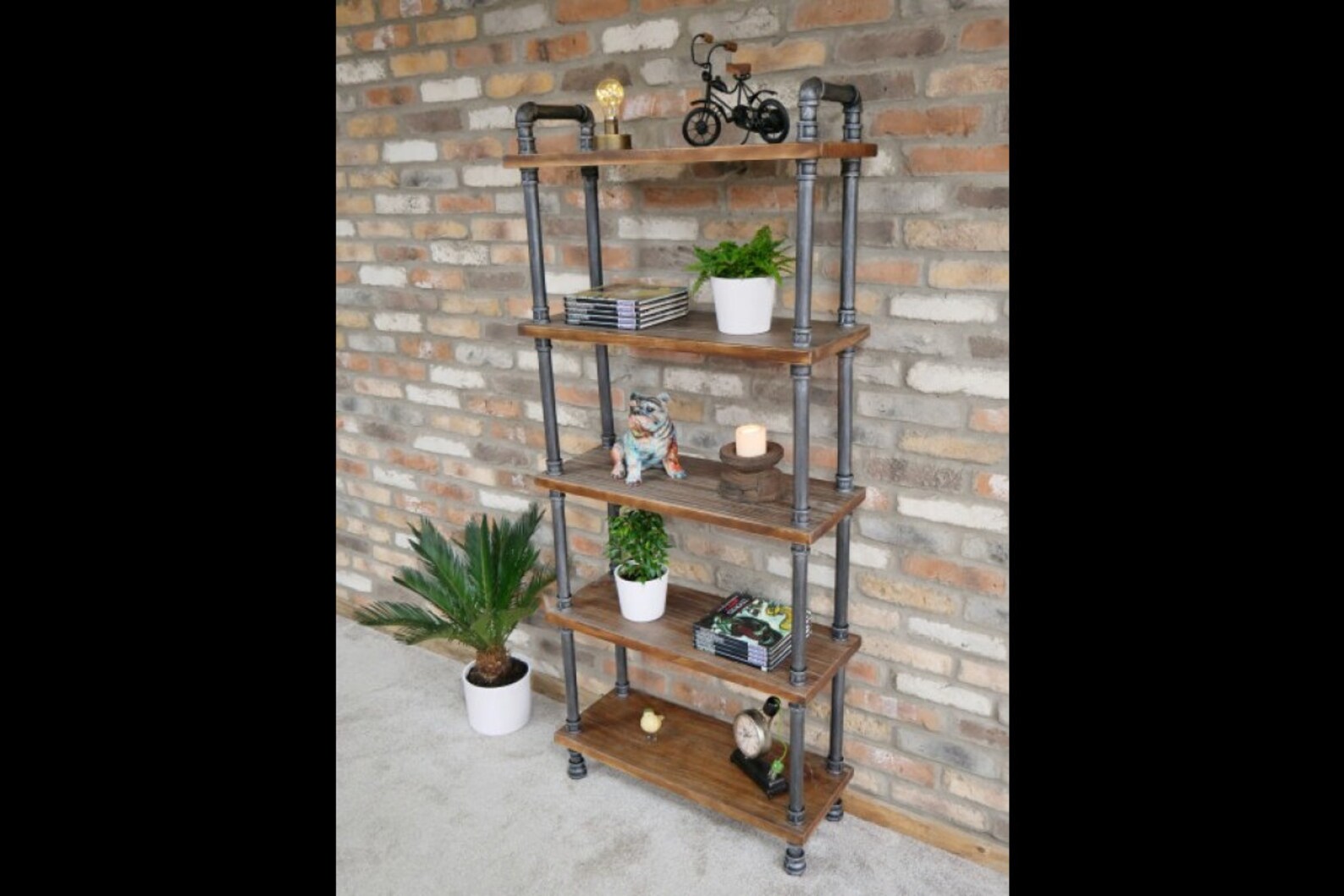 Industrial Style Pipe Shelves 5shelf Unit Display and Etsy