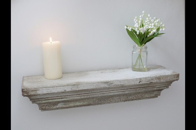 Floating Wall Mounted Ledge Shelf Victorian Crown Molding Etsy UK