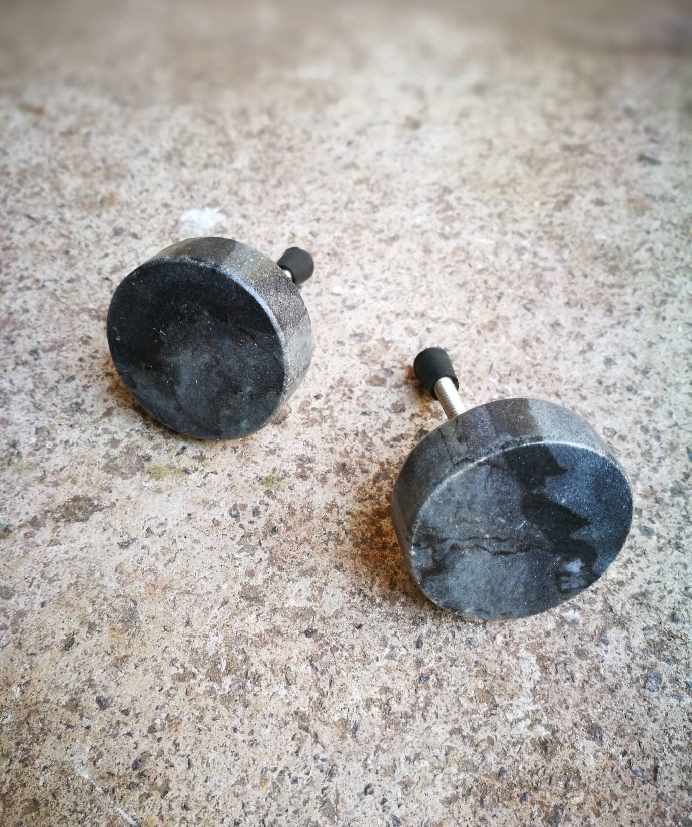 Solid Stone & Marble Door Knobs With Golden Brass Trim Hand Etsy UK