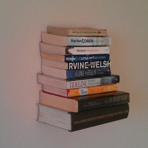 Hand Made Floating Invisible Book Shelf