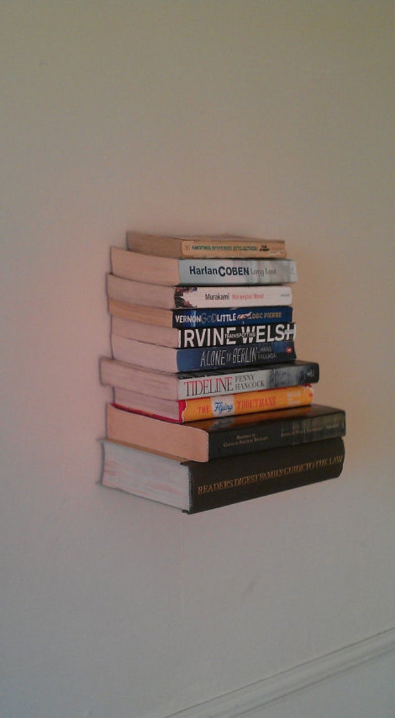 Hand Made Floating Invisible Book Shelf Etsy