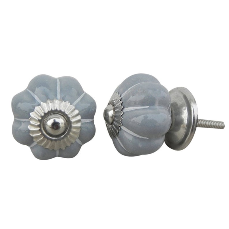 Vintage Ceramic Knobs Ornamental Door Knobs With Various Etsy