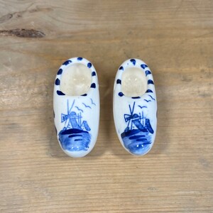 Miniaturowe chodaki Delft - zabytkowe - kolekcjonerskie - Holandia