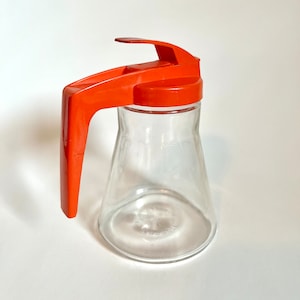 Androck Tisch Sirup Spender, Made in Canada - Oranger Deckel