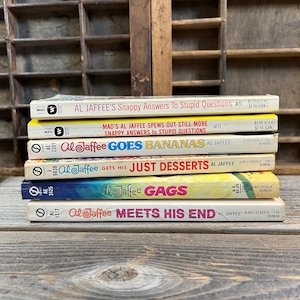 Vintage Al Jaffee Paperback Books | 1970s & 80s | Sold Separately