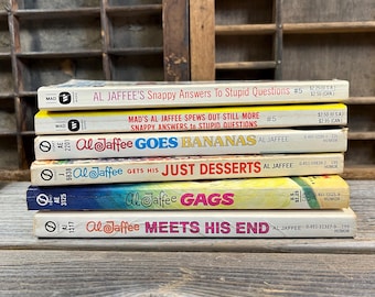 Vintage Al Jaffee Paperback Books | 1970s & 80s | Sold Separately
