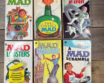 Vintage MAD Paperback Books | 1980s | Sold Separately