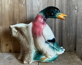 Vintage Royal Copley Mallard Planter/Vase