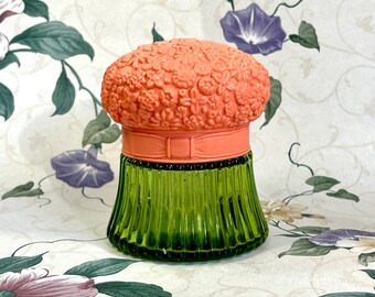 Vintage Avon Field Flowers Eau De Cologne En Gelee Container | Empty