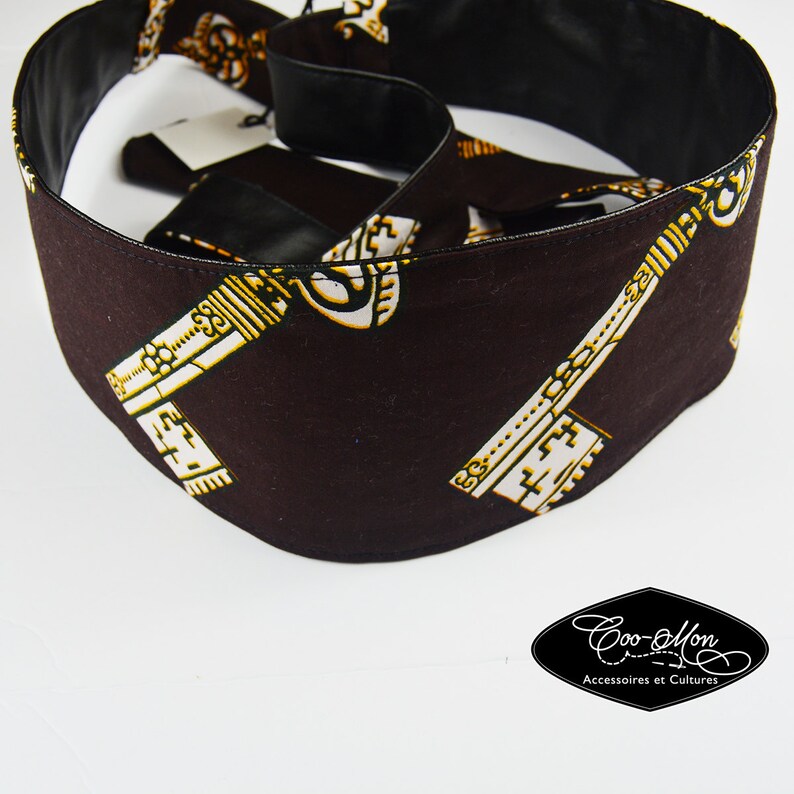 brown sash belt