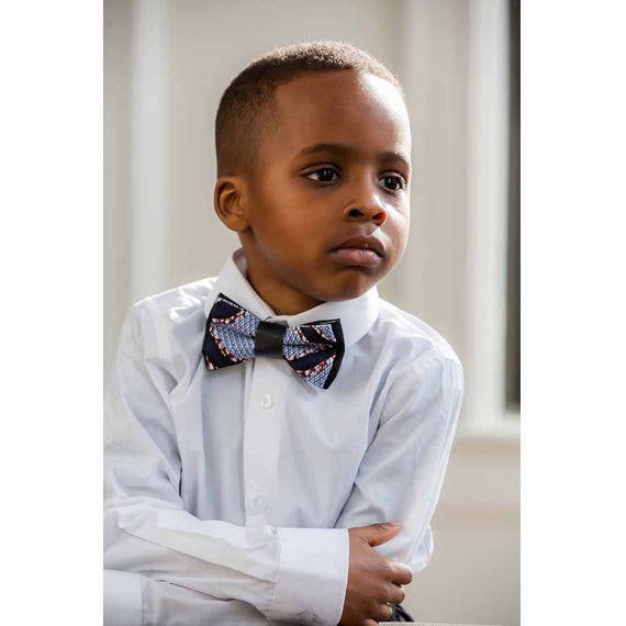 Noeud Papillon Rouge Blanc Enfant Bebe Garcon Pagne Africain Etsy