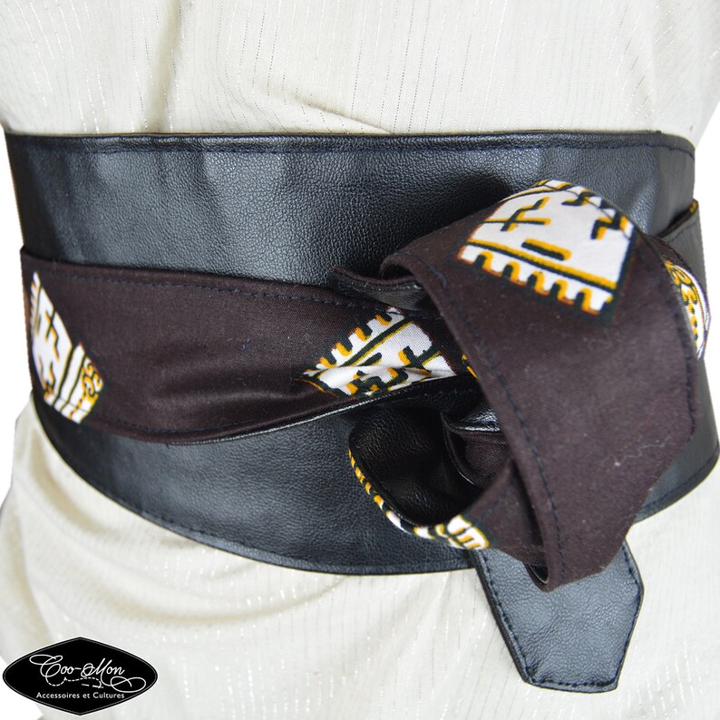 brown sash belt